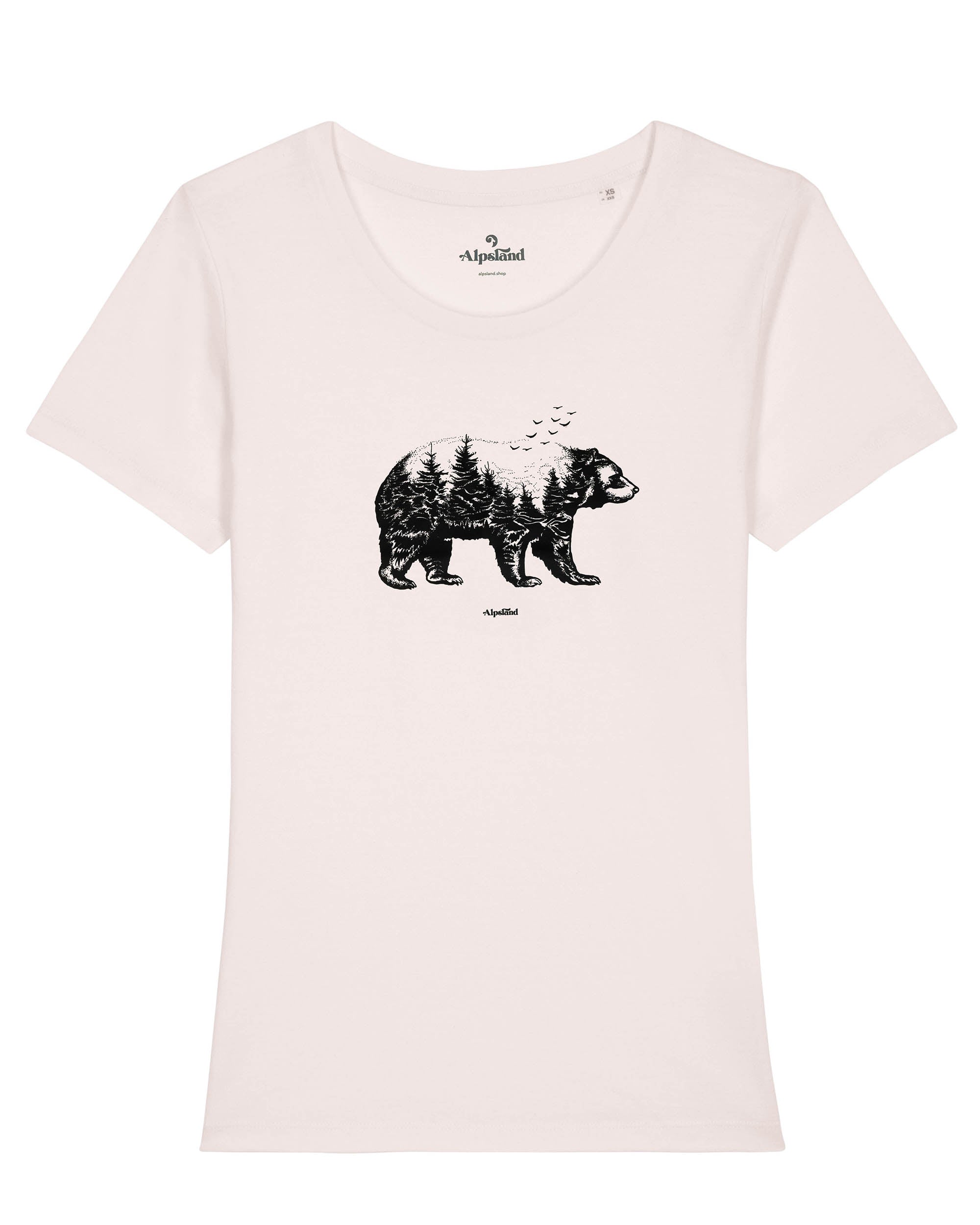 Bär im Wald - Damen Premium Organic Shirt,wandern,bergsteigen,berge,t-shirt,wandershirt,alpsland