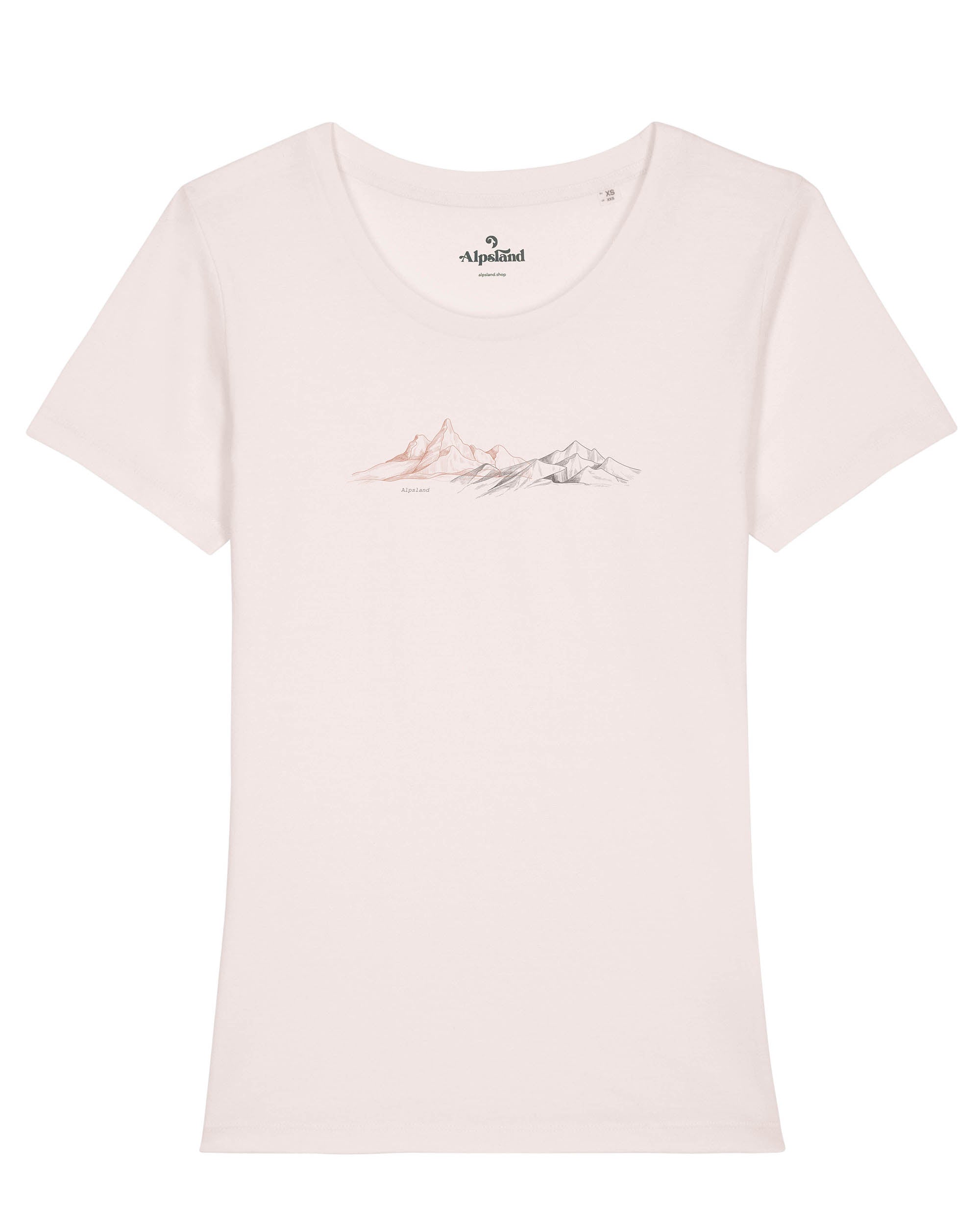 Mountains  - Damen Premium Organic Shirt,wandern,bergsteigen,berge,t-shirt,wandershirt,alpsland