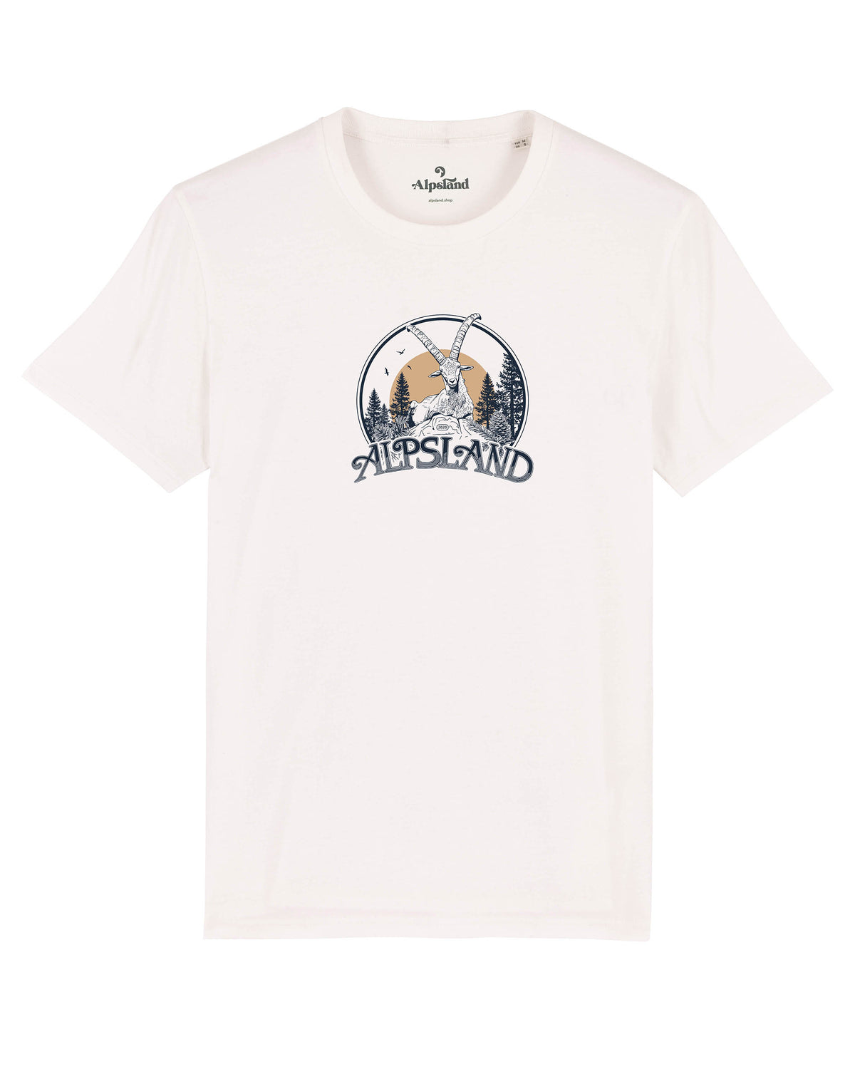 Alpensteinbock - Alpsland - Herren Premium Organic Shirt,wandern,bergsteigen,berge,t-shirt,wandershirt,alpsland