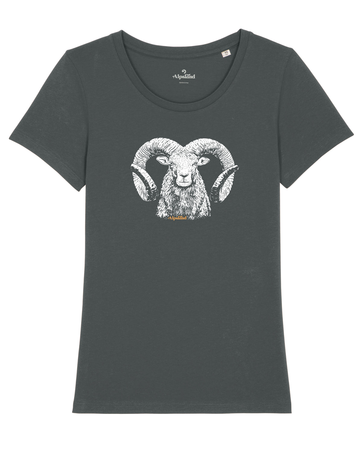 Bock Damen Bio T-Shirt – Alpsland – Wandern, Berge, Alpen, Humor