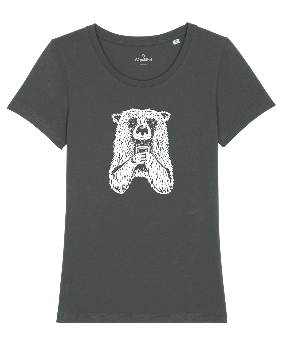 But first Coffee Damen Bio T-Shirt – Alpsland – Kaffee, Wandern, Berge, Alpen