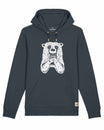 Orso - But first Coffee - Felpa con cappuccio organica unisex 