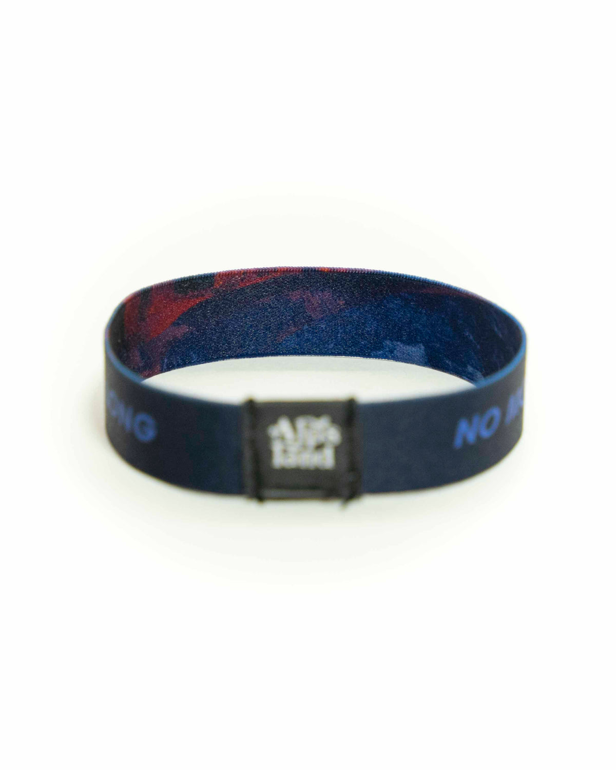 No mountain too high Elastisches Armband – Alpsland – Wandern, Bergsteigen, Motivation