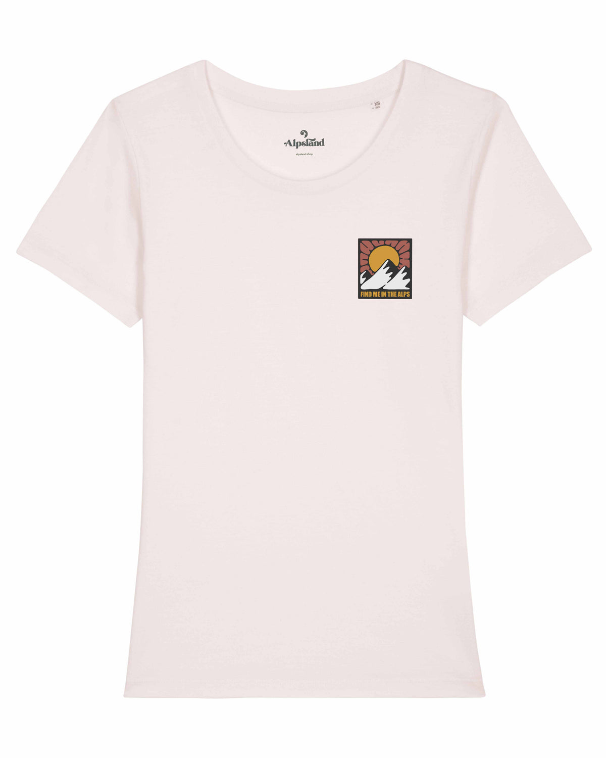 Find me in the Alps Damen Bio T-Shirt – Alpsland – Wandern, Berge, Alpen