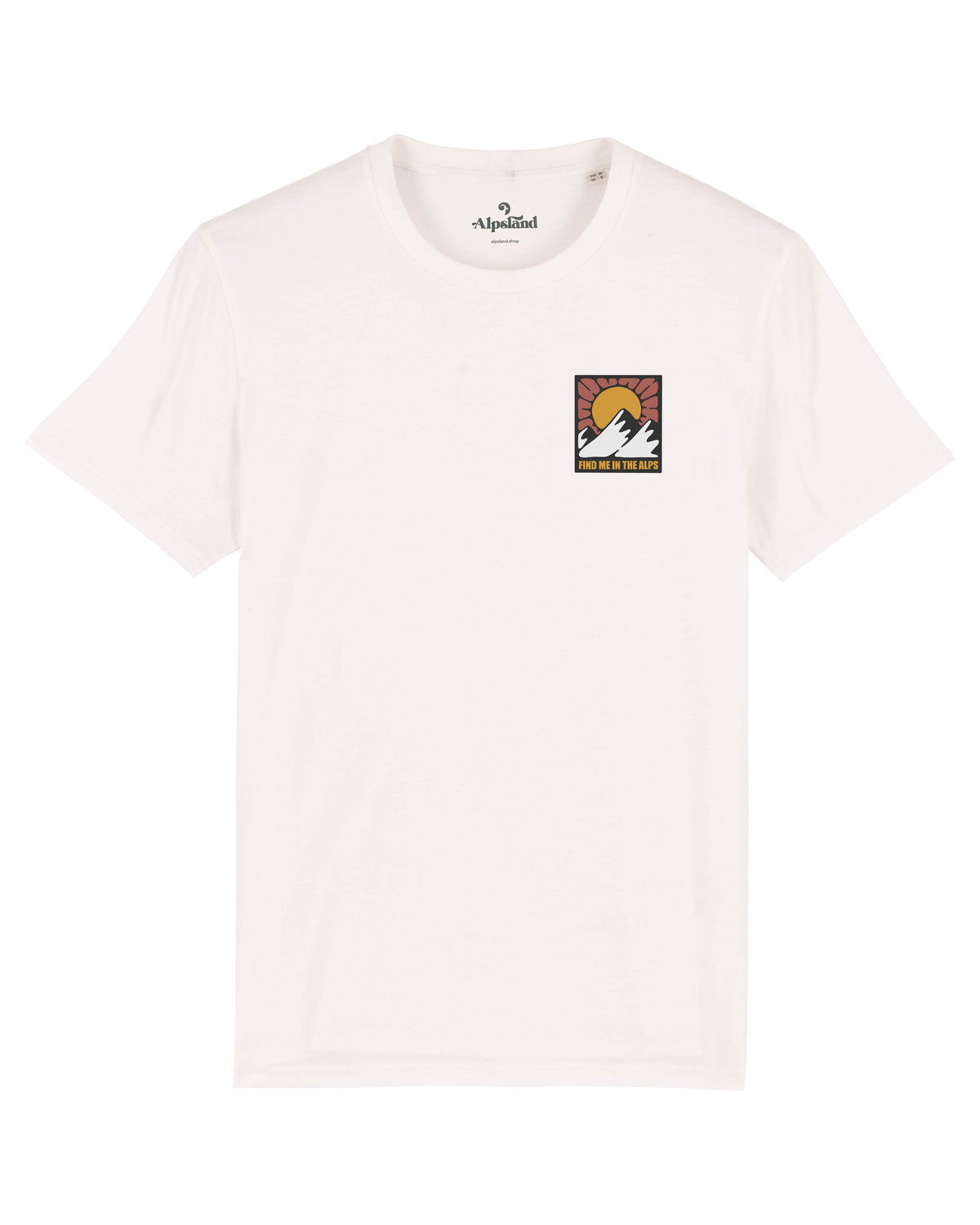Find me in the Alps Herren Bio T-Shirt – Alpsland – Wandern, Berge, Alpen