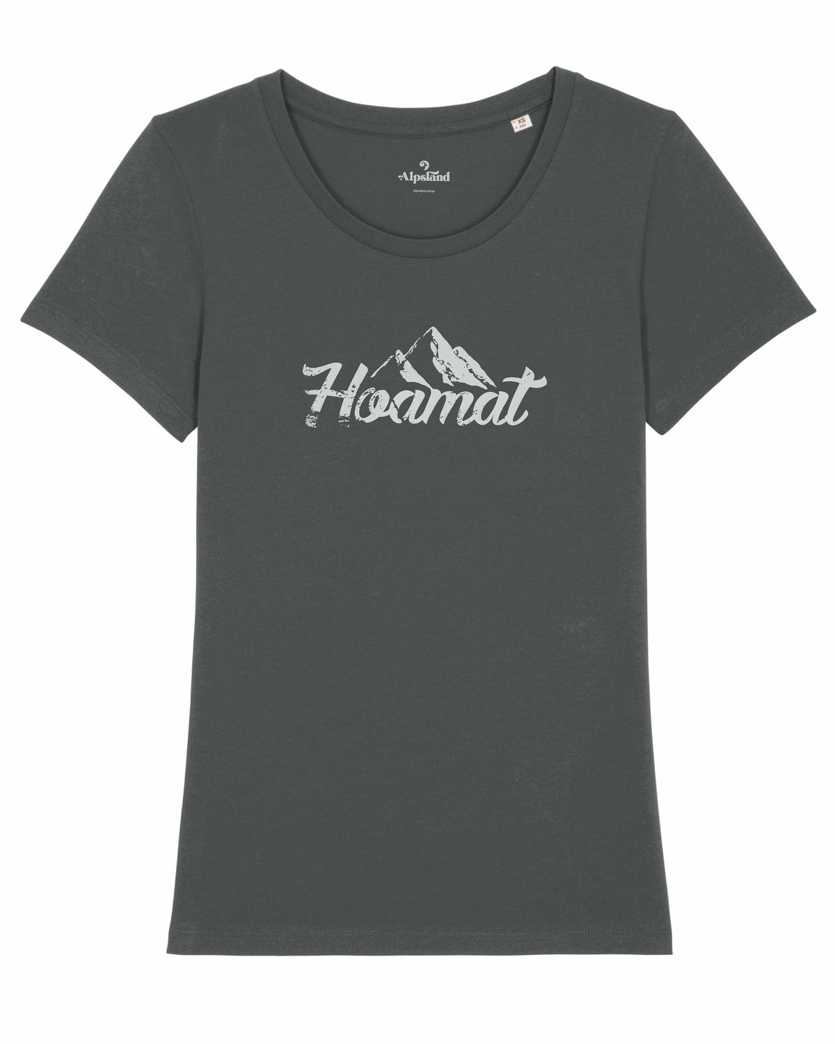 Hoamat Damen Bio T-Shirt – Alpsland – Wandern, Berge, Heimat, Alpen