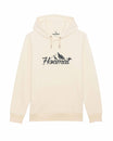 Alpsland - legno - Felpa con cappuccio organica unisex 