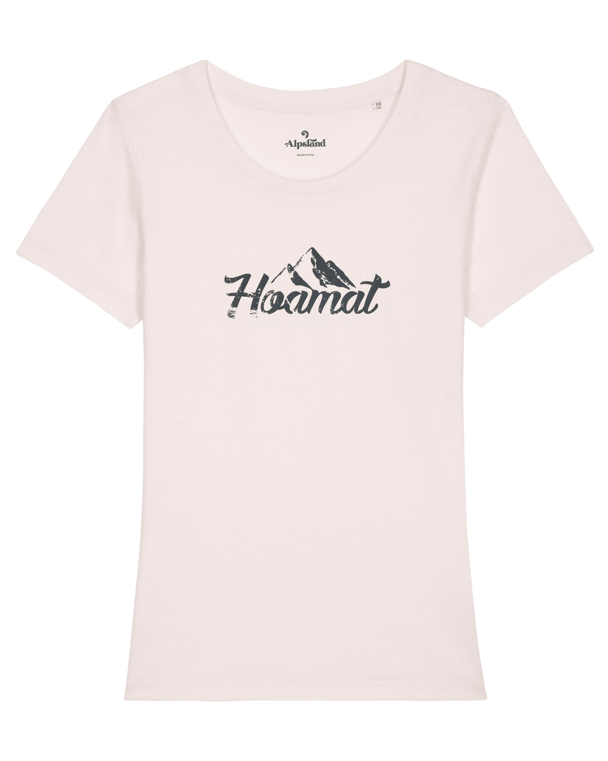 Hoamat Damen Bio T-Shirt – Alpsland – Wandern, Berge, Heimat, Alpen