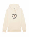 Alpsland - legno - Felpa con cappuccio organica unisex 