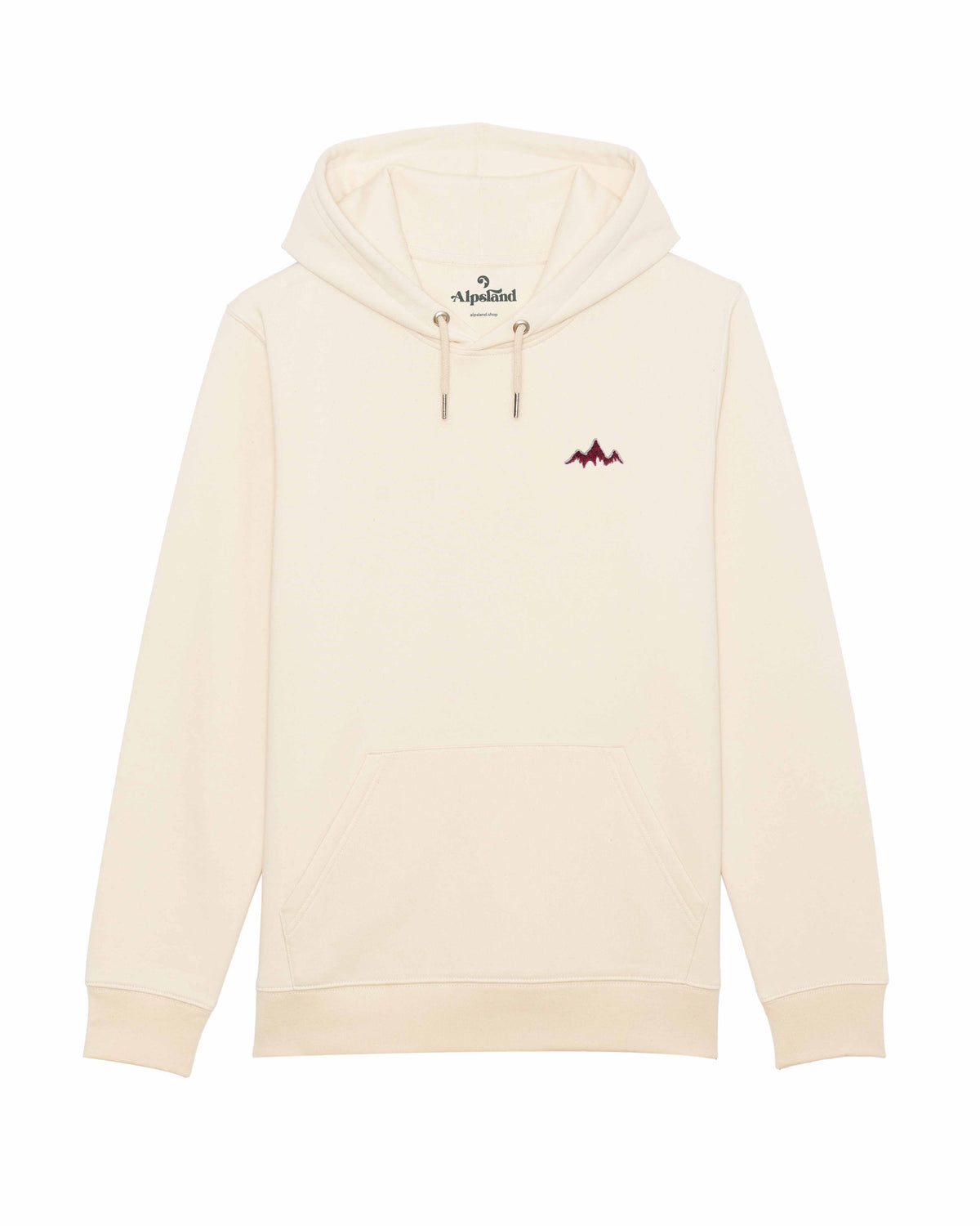 Mountain Patch Unisex Bio Hoodie – Alpsland – Wandern, Berge, Alpen