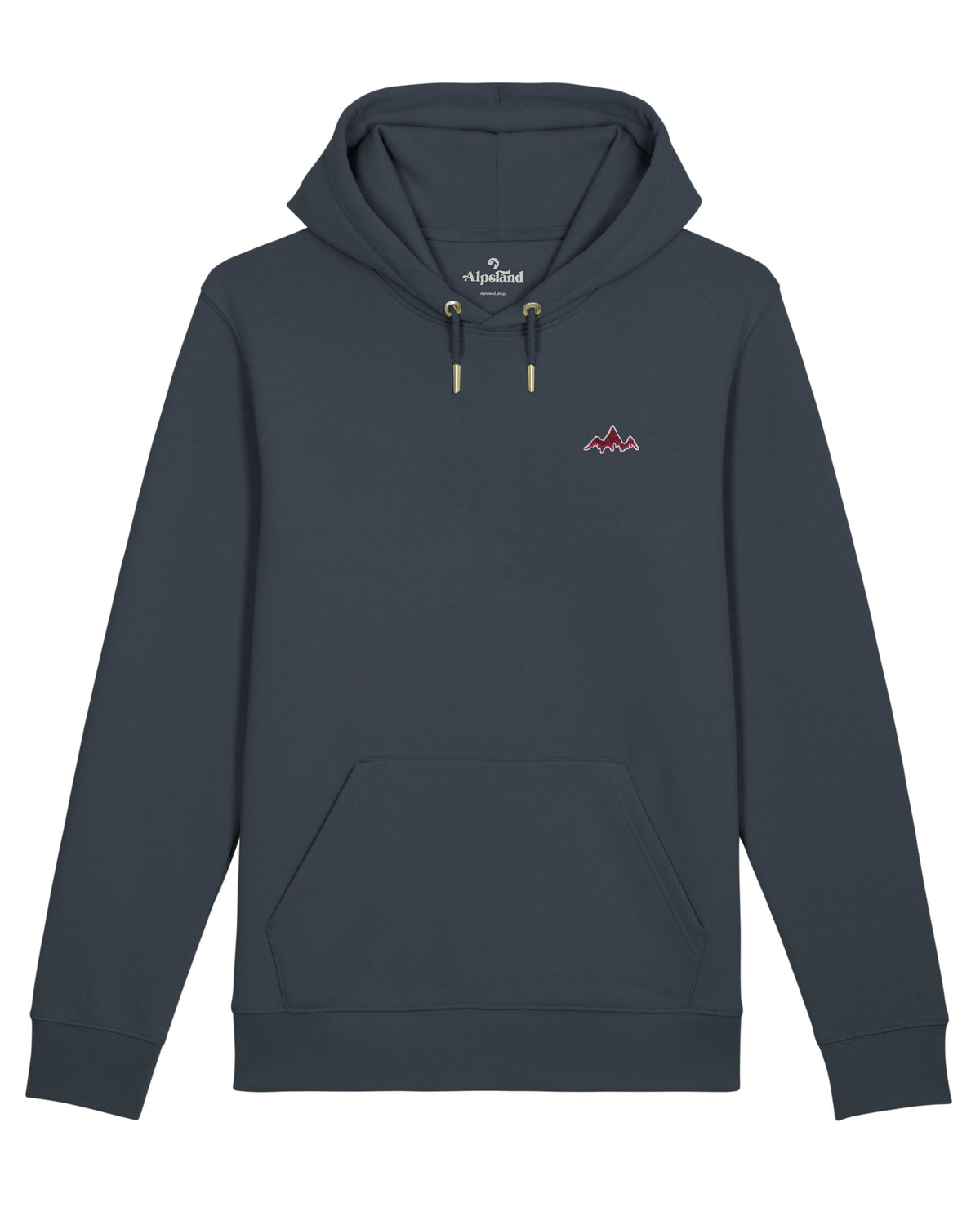 Mountain Patch Unisex Bio Hoodie – Alpsland – Wandern, Berge, Alpen