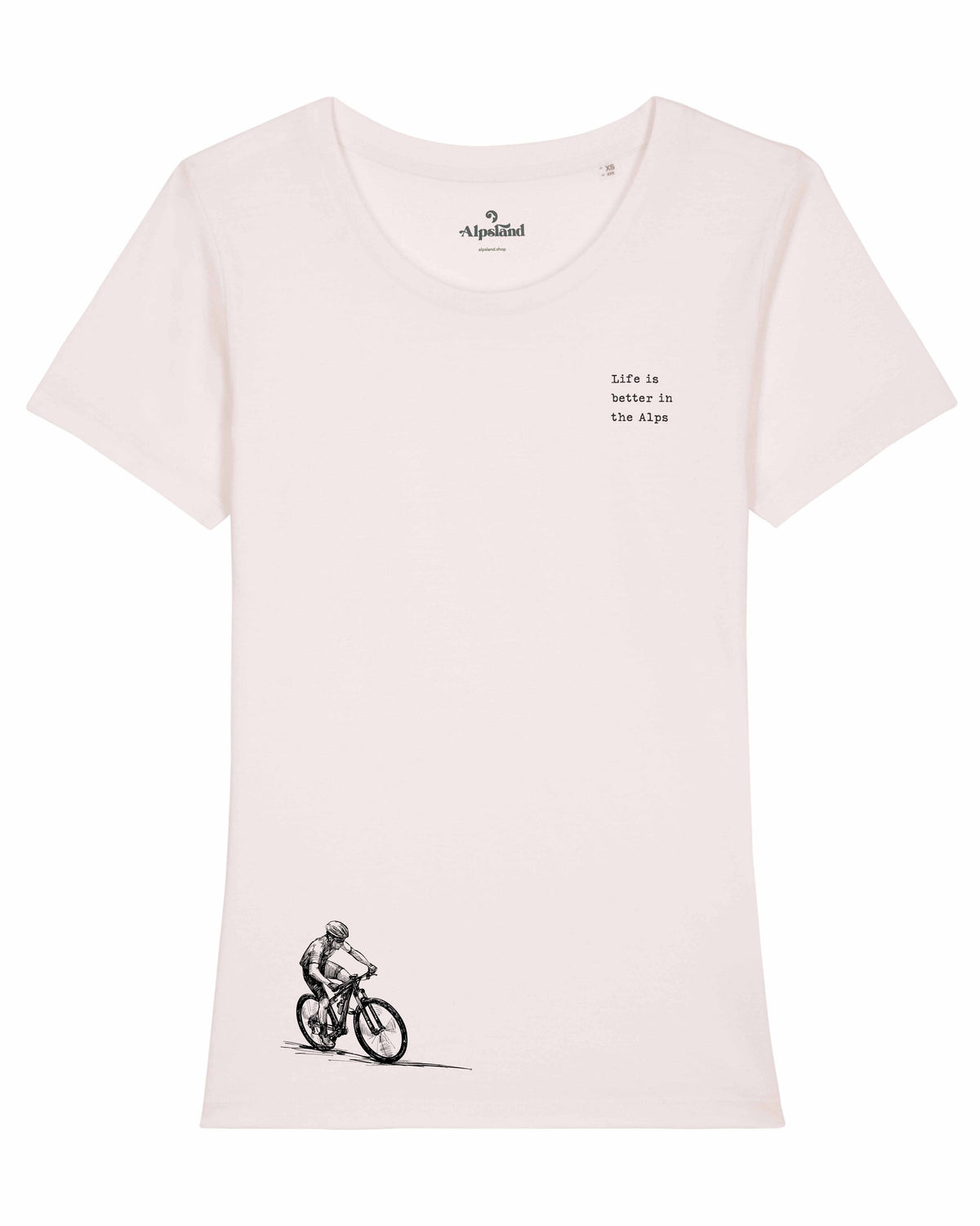 Mountainbike Life is better Damen Bio T-Shirt - MTB Shirt