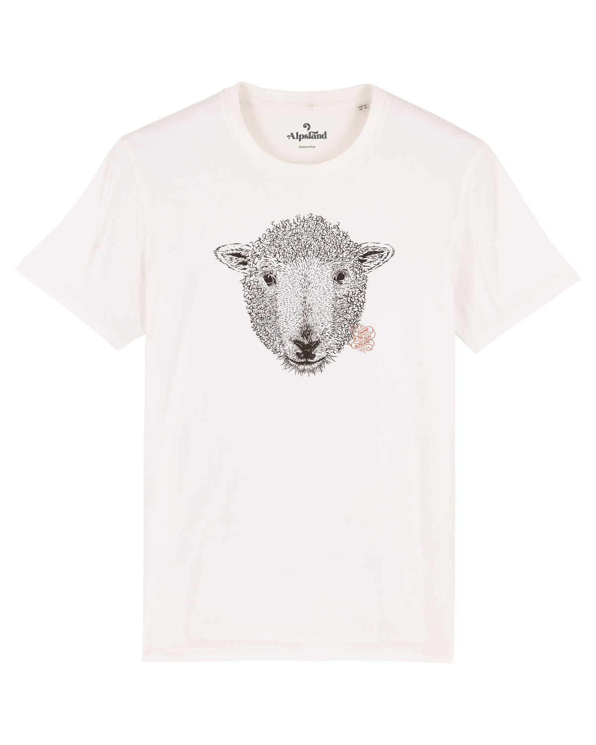 Schaf Friend of the Alps Herren Bio T-Shirt – Alpsland – Wandern, Berge, Schaf, Natur