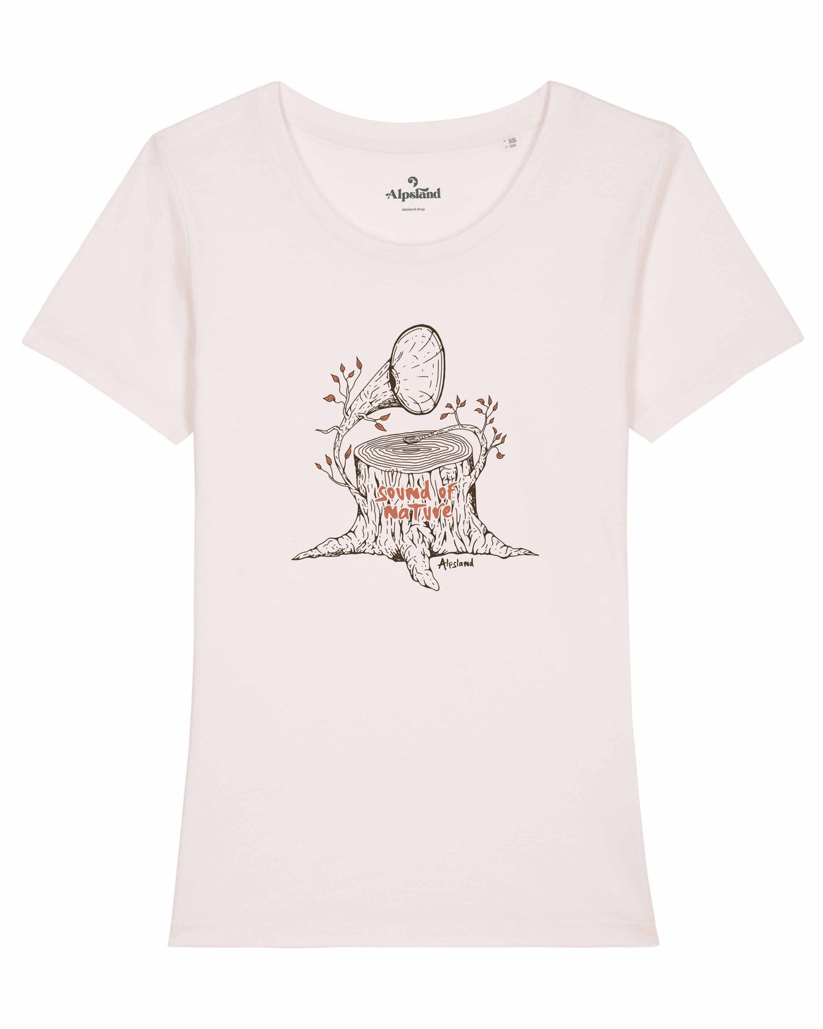 Sound of Nature Damen Bio T-Shirt – Alpsland – Natur, Wandern, Berge, Alpen