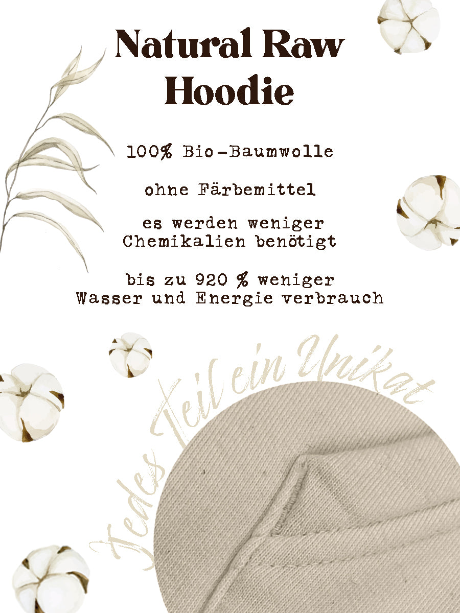 Hirsch mit Mütze Unisex Bio Hoodie Lifestyle – Alpsland – Wandern, Hirsch, Berge